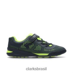 Clarks unissex combinação da marinha prêmio blaze jnr f fit clarks RJZRN5012 combinação da marinha