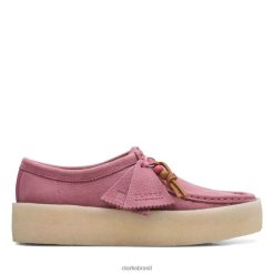 Clarks unissex copo wallabee nobuck rosa clarks nobuck rosa RJZRN5175 nobuck rosa