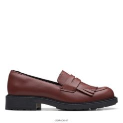 Clarks unissex couro castanho clarks orinoco 2 mocassim couro castanho RJZRN5075 couro castanho