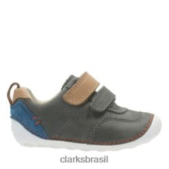 Clarks unissex couro cinza ti ny aspire fst g fit clarks RJZRN4972 couro cinza