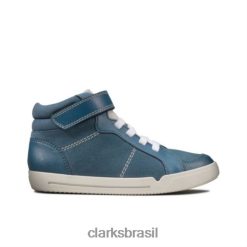 Clarks unissex emery beat inf f fit clarks camurça azul RJZRN4799 camurça azul