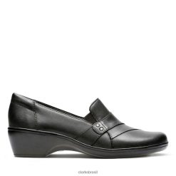 Clarks unissex maio calêndula preto clarks preto RJZRN6301 preto