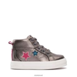 Clarks unissex nova cidade criança arma de couro de metal clarks arma de couro de metal RJZRN5727 couro de metal de arma