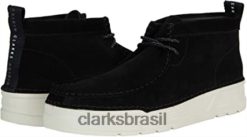 Clarks unissex origwallabee camurça preta clarks camurça preta RJZRN2807 Camurça preta