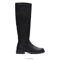 Clarks unissex orinoco2 longo couro preto clarks couro preto RJZRN6149 couro preto