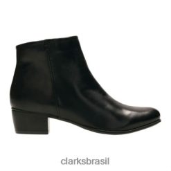 Clarks unissex papoula clarks black kermis RJZRN4257 preto
