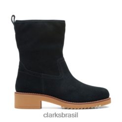 Clarks unissex preto sde clarks eden mid oi RJZRN4139 preto