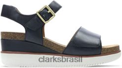 Clarks unissex pulseira clarks lizby azul marinho RJZRN2656 marinha