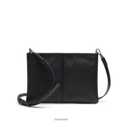 Clarks unissex roslyn cross couro preto clarks couro preto RJZRN5389 couro preto