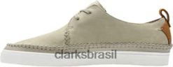 Clarks unissex sapatos de couro kessell craft areia clarks RJZRN2540