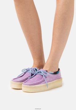 Clarks unissex slip-ons roxo claro wallabee cup clarks RJZRN6948 Luz roxa
