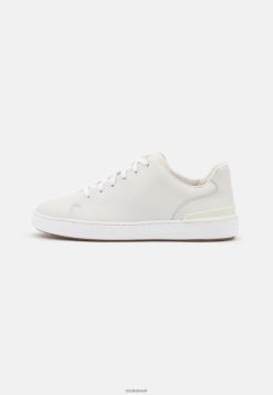 Clarks unissex tênis branco court lite lace clarks RJZRN7100 branco