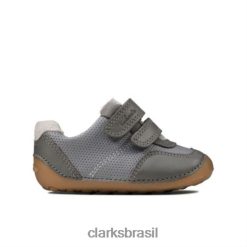 Clarks unissex ti ny dusk fst g fit cinza combi clarks RJZRN4958 combinação cinza