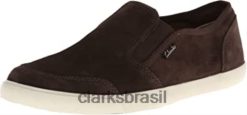Clarks unissex torbay mocassim clarks marrom RJZRN1109 marrom