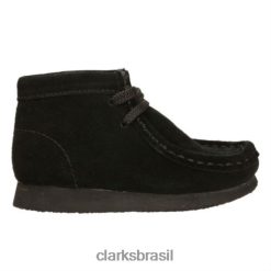 Clarks unissex wallabee bt inf g fit preto sde clarks RJZRN4790 preto