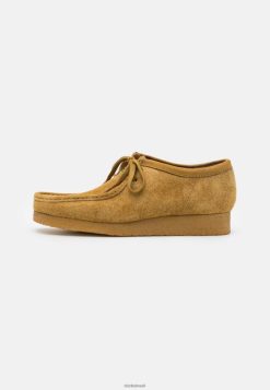 Clarks unissex wallabee casual com cadarços clarks oak RJZRN7141 carvalho
