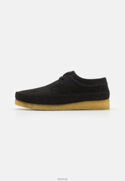 Clarks unissex weaver casual amarrar clarks preto RJZRN7127 preto